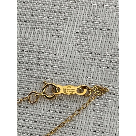 Orienta Cultured Pearls Necklace With Gold Chain & Velvet Box 27 Pearls Plus 1 - Picture 5 of 5